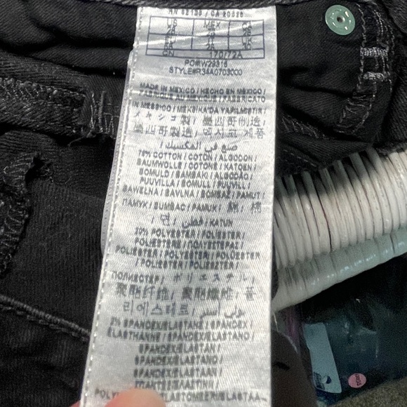 Guess by Cally Curvy Super Skinny Charcoal Jeans Size 28 - Picture 6 of 8